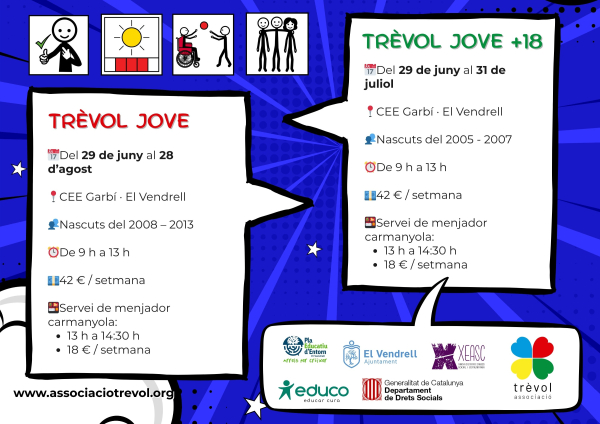 Trèvol jove estiu 2026 / Associació Trèvol