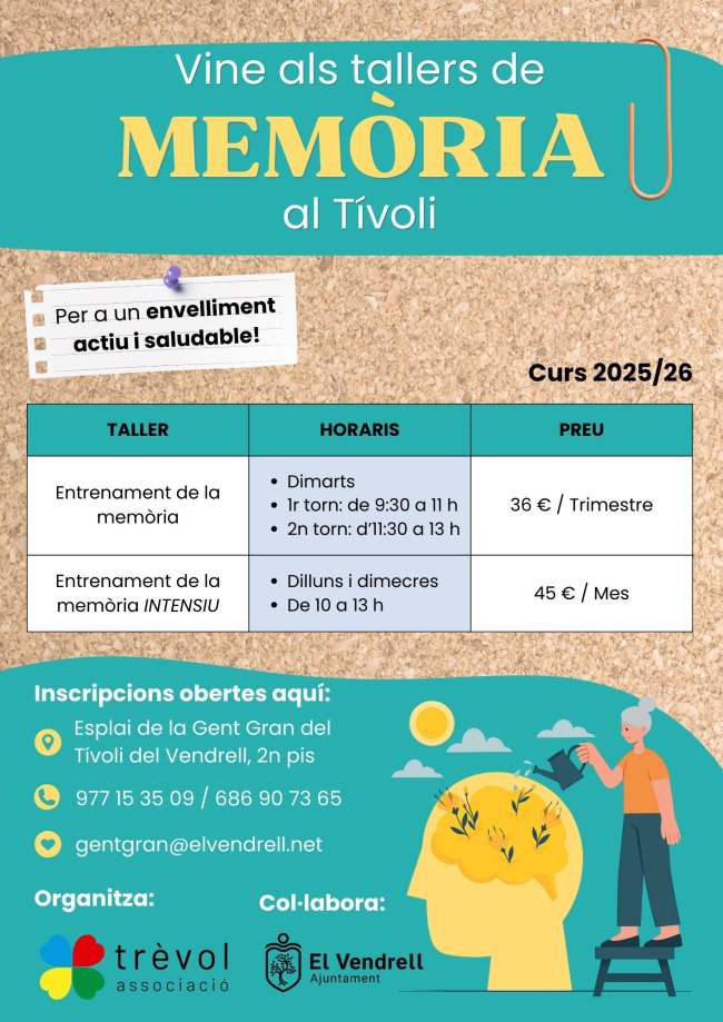TALLERS DE MEMÒRIA PER GENT GRAN / Associació Trèvol