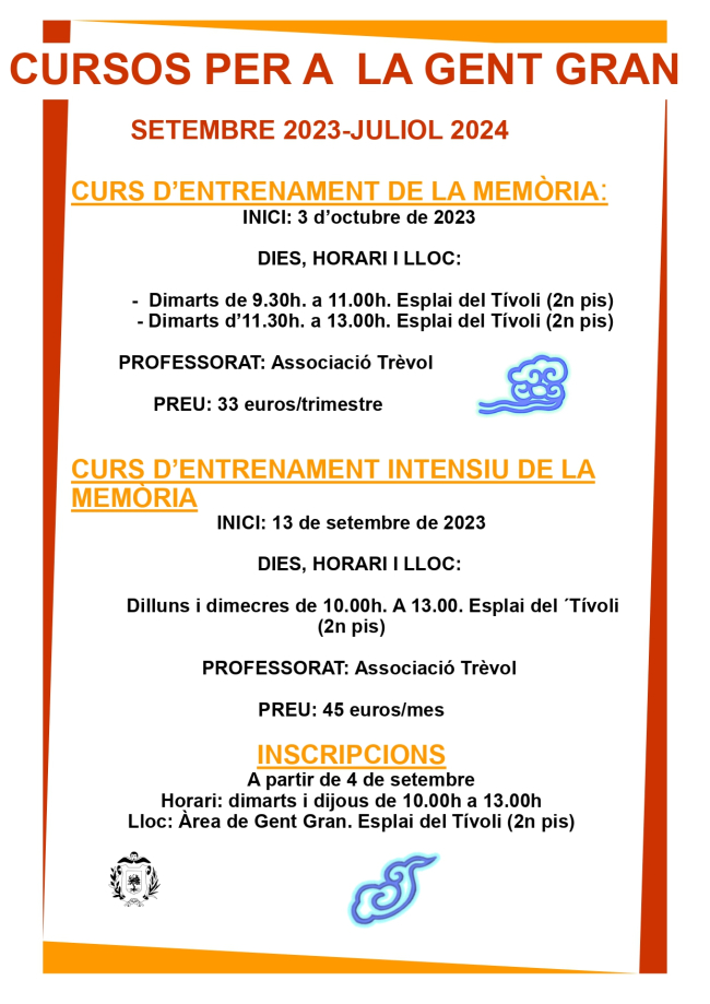 Cursos d'entrenament de la memòria / Associació Trèvol