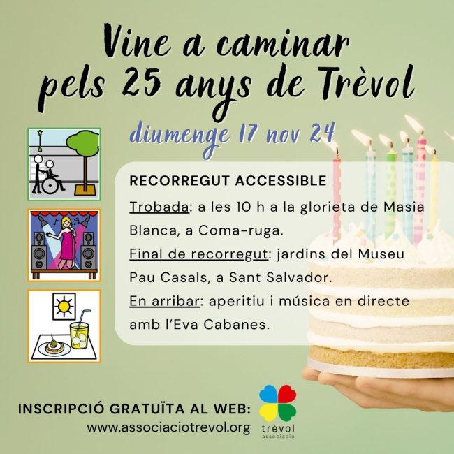 Caminada pels 25 anys / Associació Trèvol